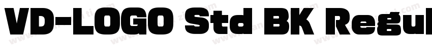 VD-LOGO Std BK Regul字体转换